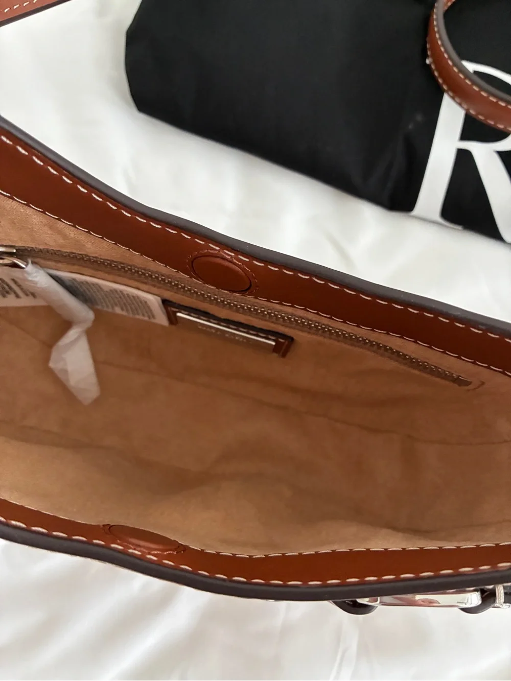 Lauren Ralph Lauren Leather Small Tasha Crossbody Bag NWT